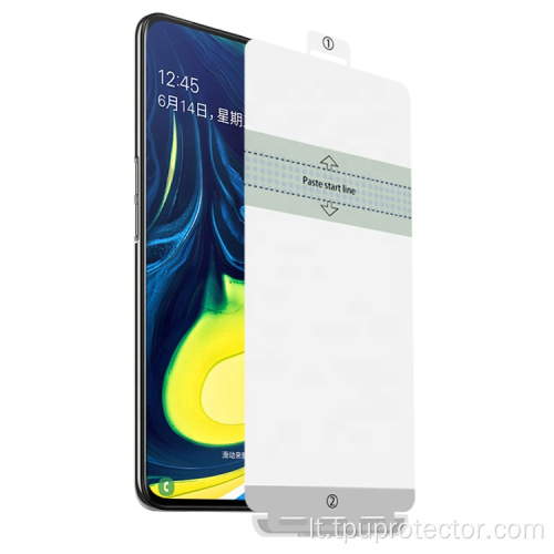 „Samsung Galaxy A80“ hidrogelio išlenktas ekrano apsauga